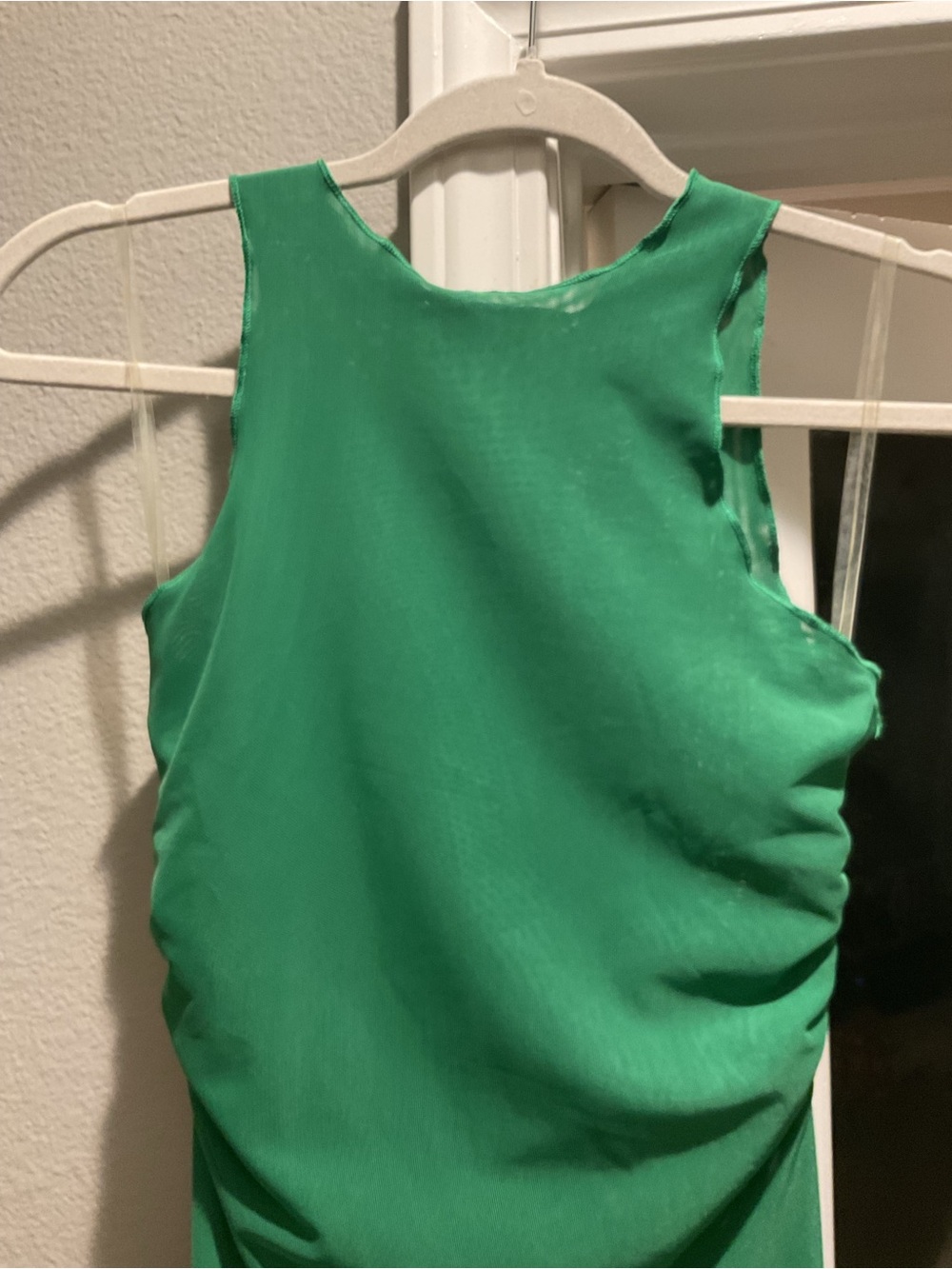 SNDYS Racer Ruched Maxi Dress In Green - Picture 5 of 6
